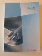 Handleiding Toyota Corolla E12, Ophalen, Zo goed als nieuw, Toyota