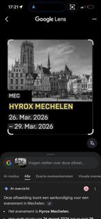 Hyrox men open ticket thursday, Eén persoon