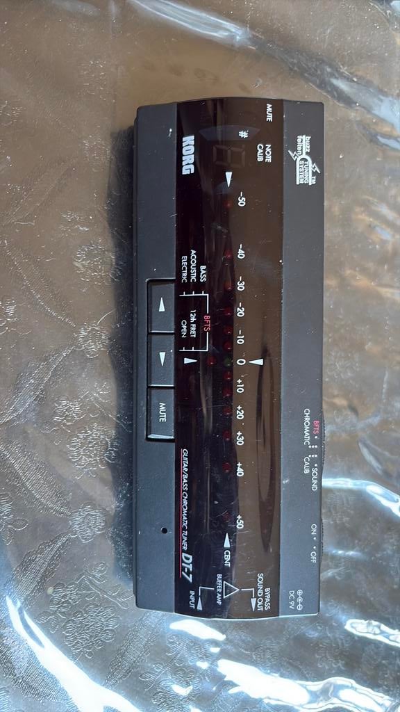 Guitar/Bass chromatic tuner Korg DT-7, Ophalen of Verzenden, Gebruikt