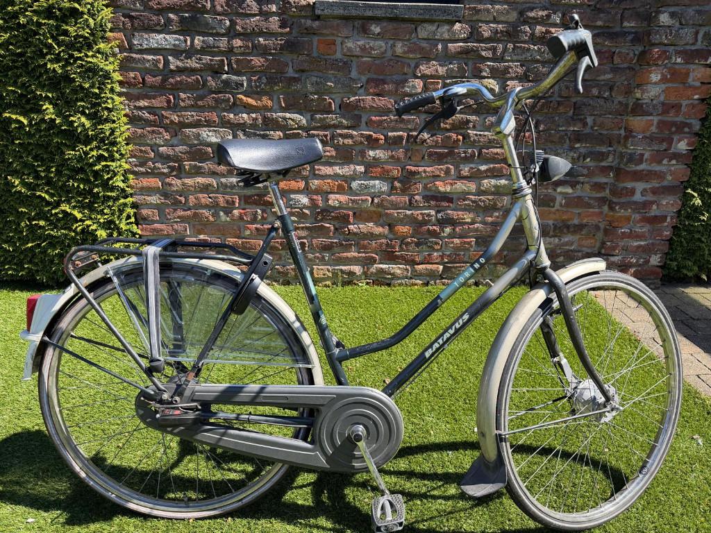Fiets, Fietsen en Brommers, Fietsen | Dames | Damesfietsen, Gebruikt, Batavus, Versnellingen, 56 cm of meer, Trommelrem, Ophalen