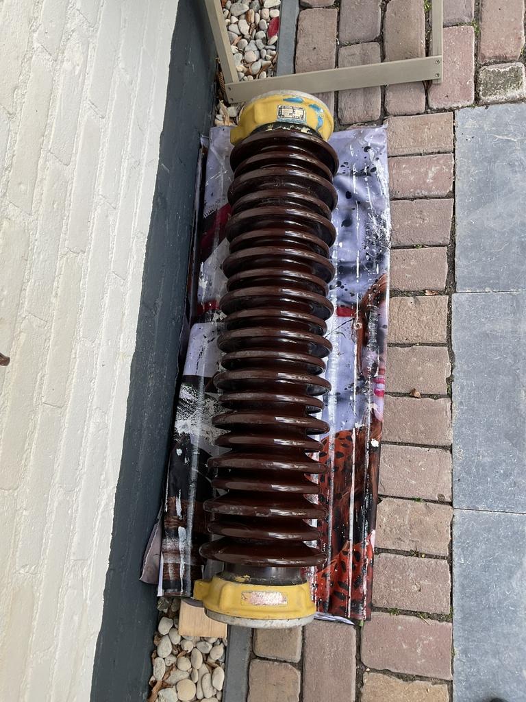Vintage hoogspannings condensator/ isolator, Doe-het-zelf en Verbouw, Dakpannen en Dakbedekking, Gebruikt, Overige kleuren, Overige typen