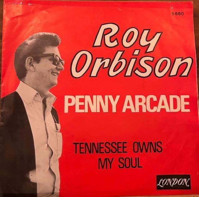 Roy Orbison - Penny Arcade (Belgische persing), Gebruikt, Fotohoes, 7 inch, Single