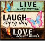 Pakket 5A - 9 Diamond Paintings – Love & Peace thema –, Hobby en Vrije tijd, Ophalen, Nieuw, Knutselwerk