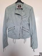 Licht blauw meiden jack 158, Kinderen en Baby's, Kinderkleding | Maat 158, Ophalen of Verzenden, Zo goed als nieuw, Meisje, Jas