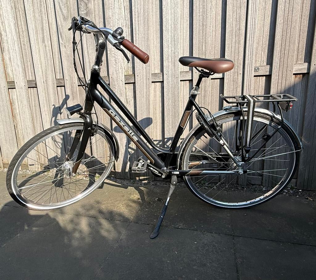 Gazelle Ultimate C3 damesfiets frame: 53, Ophalen, 53 tot 56 cm, 26 inch, 10 tot 15 versnellingen