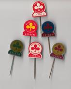 Leiden Klaverblad Koffie Thee speldjes, Verzamelen, Gebruikt, Niet vindbaar, Niet vindbaar, Speldje of Pin