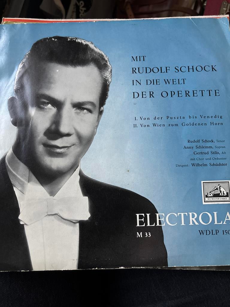 Rudolf Schock - In Die Welt Der Operette (Vinyl LP), Ophalen of Verzenden, Voor 1960, Gebruikt, 12 inch