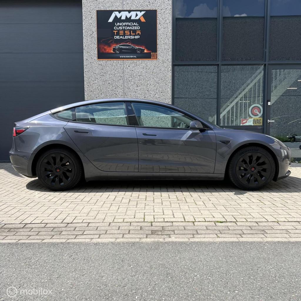 Tesla Model 3 Long Range AWD + MMX PACK + IAP, Auto's, Tesla, Automaat, Gebruikt, Zwart, Overige carrosserieën