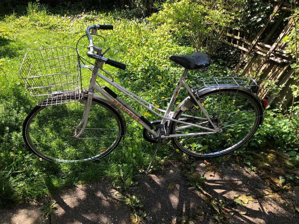 Vintage Peugeot mixte, Fietsen en Brommers, Fietsen | Dames | Sportfietsen en Toerfietsen, Ophalen, Overige merken, Minder dan 10 versnellingen