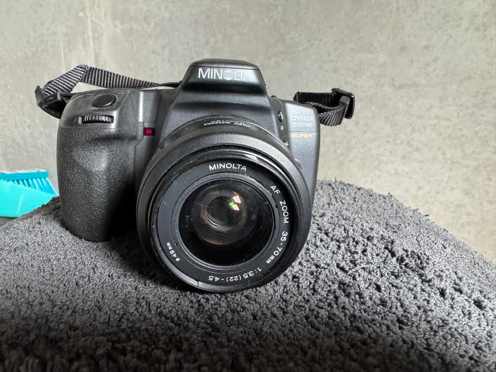 Minolta Dynax 500si Super spiegelreflexcamera, Ophalen of Verzenden, Gebruikt, Spiegelreflex, Minolta