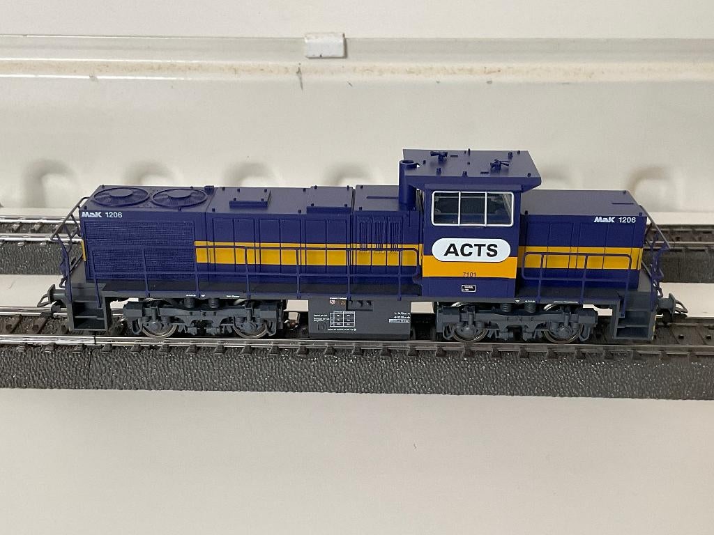 Marklin 37635 ACTS, Diesellocomotief Mak 1206, Wisselstroom, Locomotief, Ophalen of Verzenden, Märklin