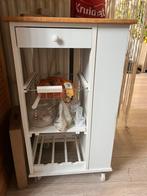 Verrijdbare keukentrolley 100x50x38cm, Ophalen, Met plank(en), Gebruikt, 50 tot 100 cm