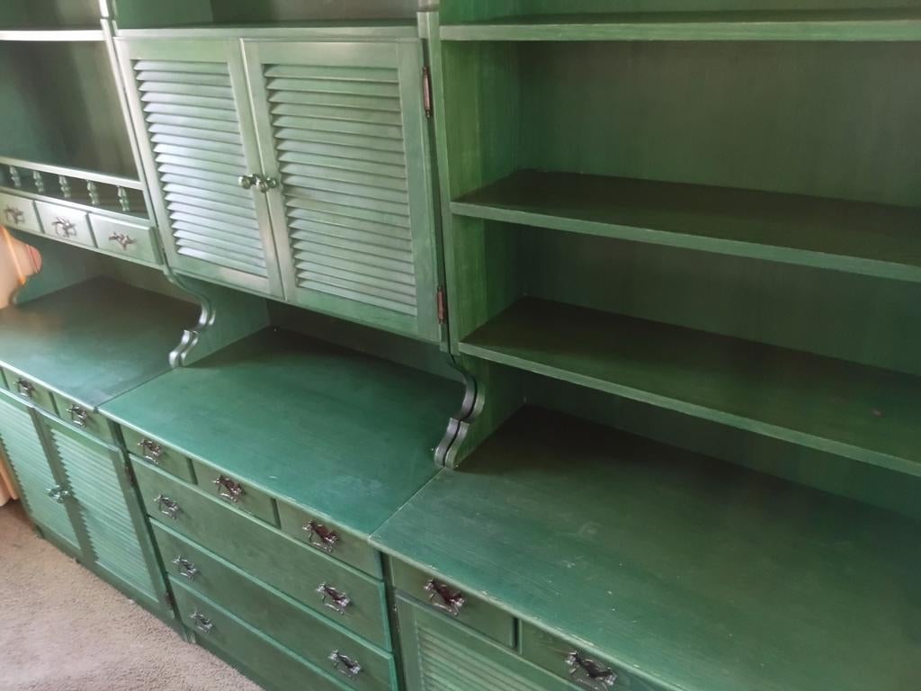 Vintage salonkast, Huis en Inrichting, Kasten | Dressoirs, Ophalen of Verzenden, 25 tot 50 cm, 200 cm of meer