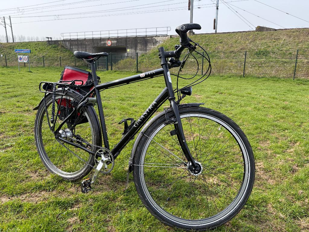 Gaastra Fyts 4.14 , Rohloff Nieuw , Idworx Easy Rohler, 28 inch, 10 tot 15 versnellingen, Velgrem, Zo goed als nieuw