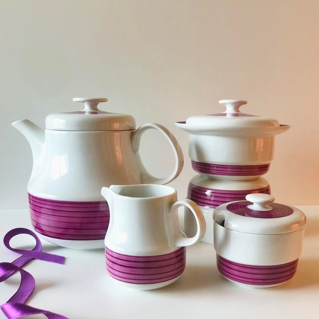 Vintage Schonwald Theeservies Hans Theo Baumann ‘70s., Huis en Inrichting, Overige typen, Ophalen of Verzenden, Zo goed als nieuw