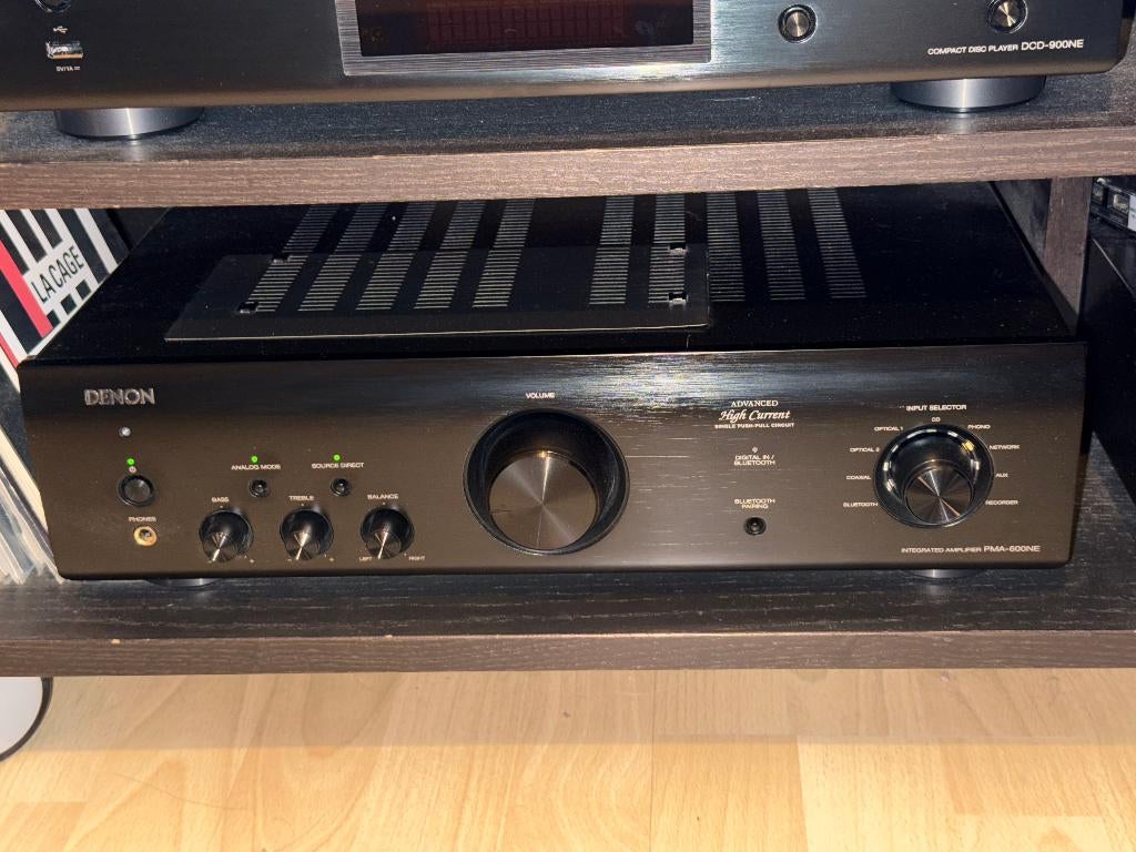 Denon PMA-600NE zwart + afstandsbediening en originele doos, Audio, Tv en Foto, Versterkers en Receivers, Denon, Ophalen of Verzenden