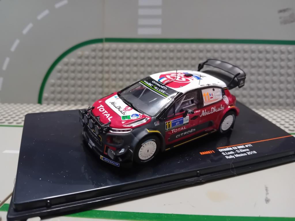 IXO Models 1:43 citroen c3 wrc s.loeb, Hobby en Vrije tijd, Modelauto's | 1:43, Ophalen of Verzenden, Nieuw, Auto, Overige merken