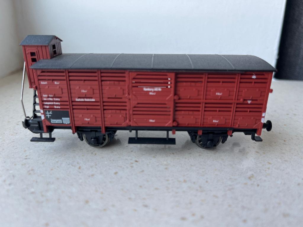 Fleischmann ho Veewagen met spaakwielen en remmershuis.., Hobby en Vrije tijd, Modeltreinen | H0, Gelijkstroom, Fleischmann, Wagon