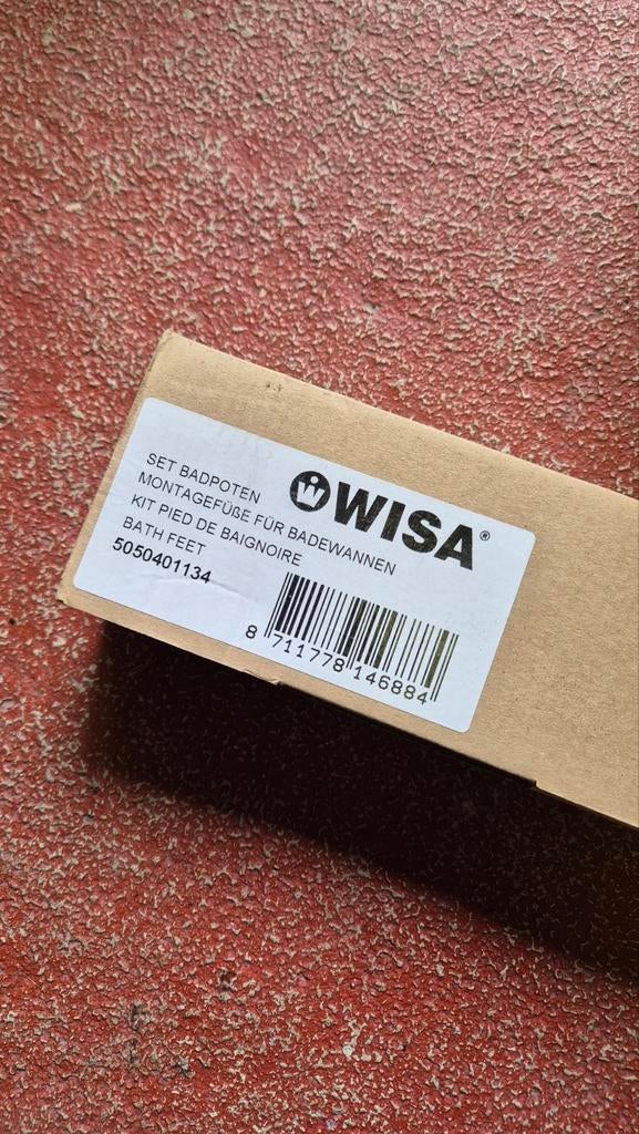 Wisa badpoten set - Nieuw in doos, Doe-het-zelf en Verbouw, Sanitair, Ophalen of Verzenden, Nieuw, Bad