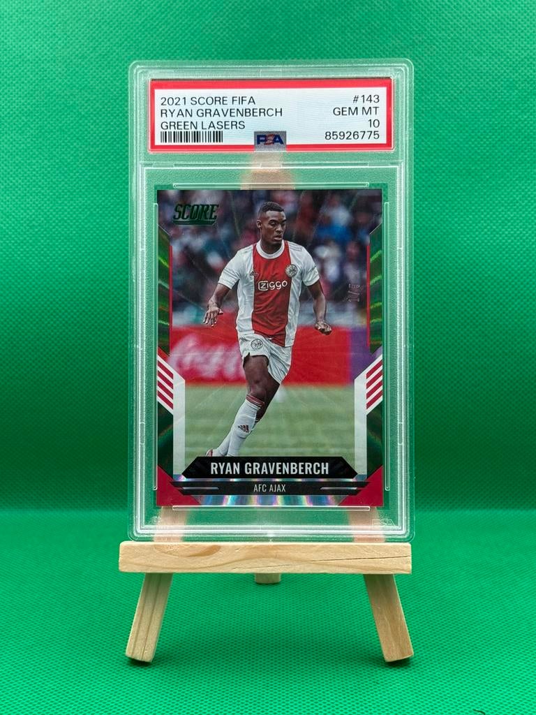 Ryan Gravenberch #143 /5 Ajax Panini Score FIFA 2021 PSA 10, Verzamelen, Ophalen of Verzenden, Zo goed als nieuw, Ajax, Poster, Plaatje of Sticker