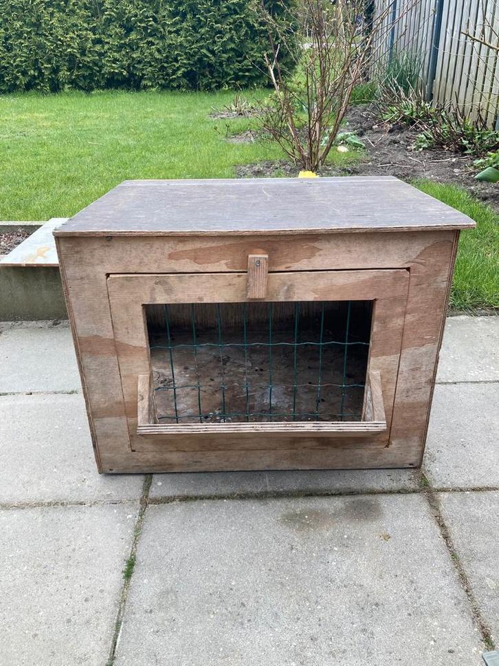 Konijnenhok, Dieren en Toebehoren, Hondenhokken, 100 cm of meer, 110 cm of meer, Ophalen of Verzenden