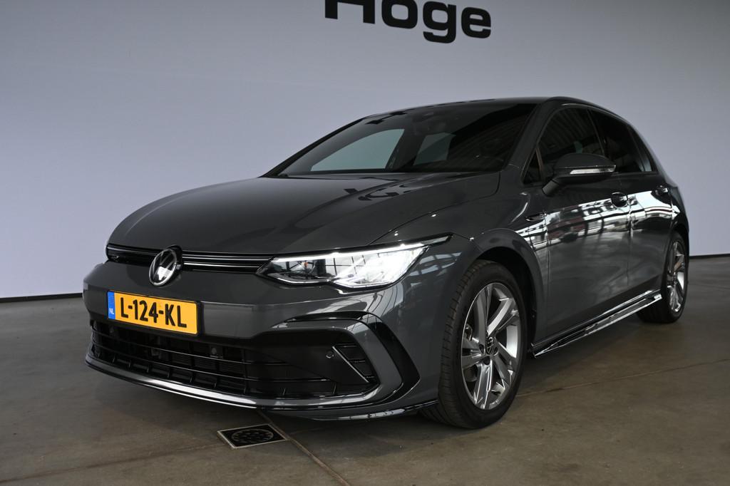 Volkswagen Golf 1.5 eTSI R-Line Automaat Adaptief Navigatie, Auto's, Stof, 4 cilinders, Met garantie (alle), Bedrijf