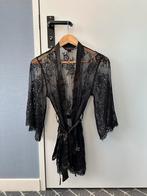 Hunkemöller Zwarte Kanten Badjas - XS, Ophalen of Verzenden, Zwart, Badjas