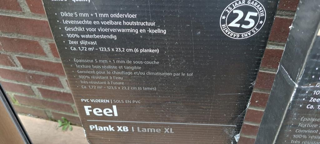 PVC vloer planken CanDo Feel Plank XB, Ophalen of Verzenden, Kunststof, 50 tot 150 cm, 10 tot 30 cm