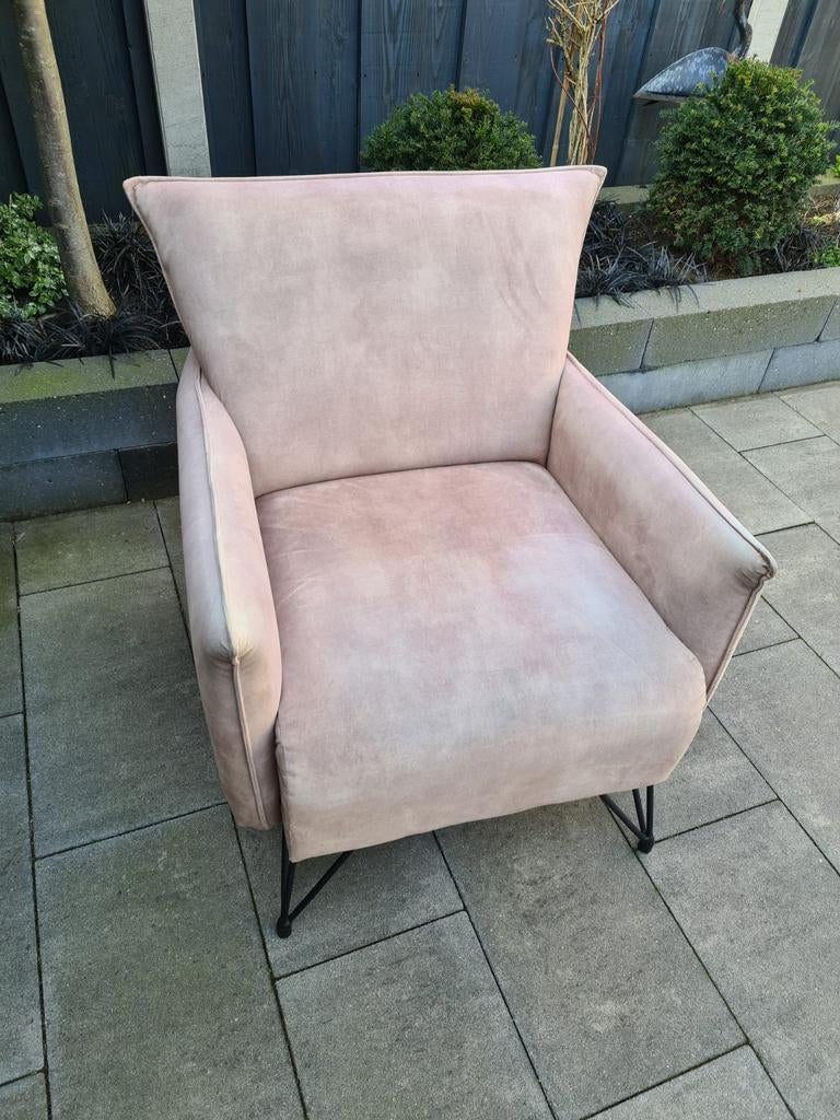 Fauteuil & poef, Huis en Inrichting, Fauteuils, Ophalen of Verzenden, 75 tot 100 cm, 50 tot 75 cm