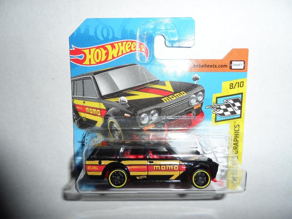 Hot Wheels - Datsun Bluebird Wagon 510 Momo - 1:64, Ophalen of Verzenden, Nieuw, Auto