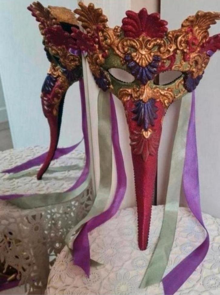 Masker Katerine,s collection Zie omschrijving, Kleding | Dames, Carnavalskleding en Feestkleding, Zo goed als nieuw, Carnaval