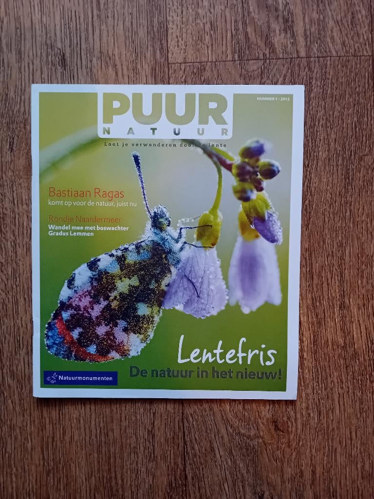 PUUR Natuur nr1 - 2012, Ophalen of Verzenden, 1980 tot heden, Nederland, Tijdschrift