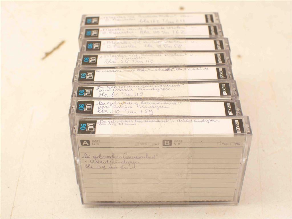 8 Maxell cassettebandjes 38468, Ophalen of Verzenden, Gebruikt, Overige genres, 1 bandje