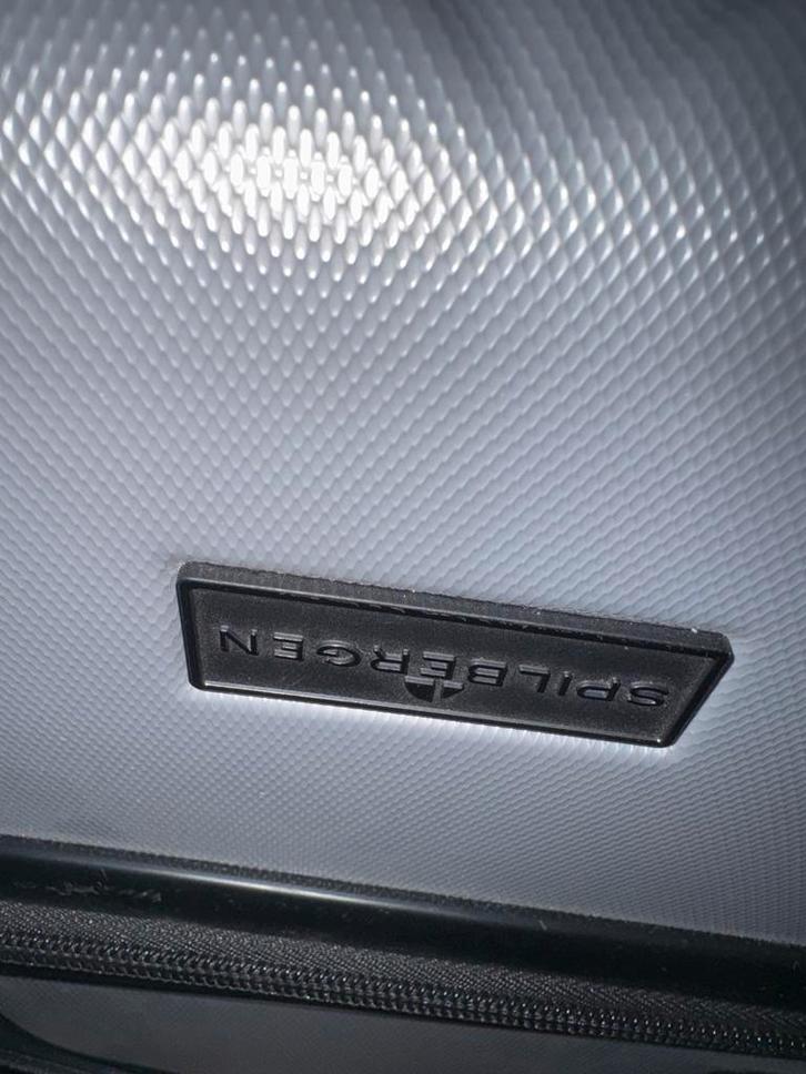 Spibergen koffer grijs, Sieraden, Tassen en Uiterlijk, Koffers, Gebruikt, Hard kunststof, 60 tot 70 cm, 35 tot 45 cm, Wieltjes