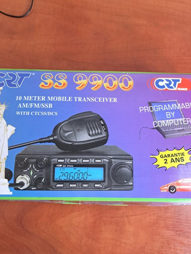 CRT SS 9900 10 meter mobiele transceiver, Ophalen of Verzenden, Zo goed als nieuw