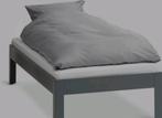 Bedframa Kilden Jysk 90x200 Grijs met lattenbodem Nieuwstaat, Ophalen of Verzenden