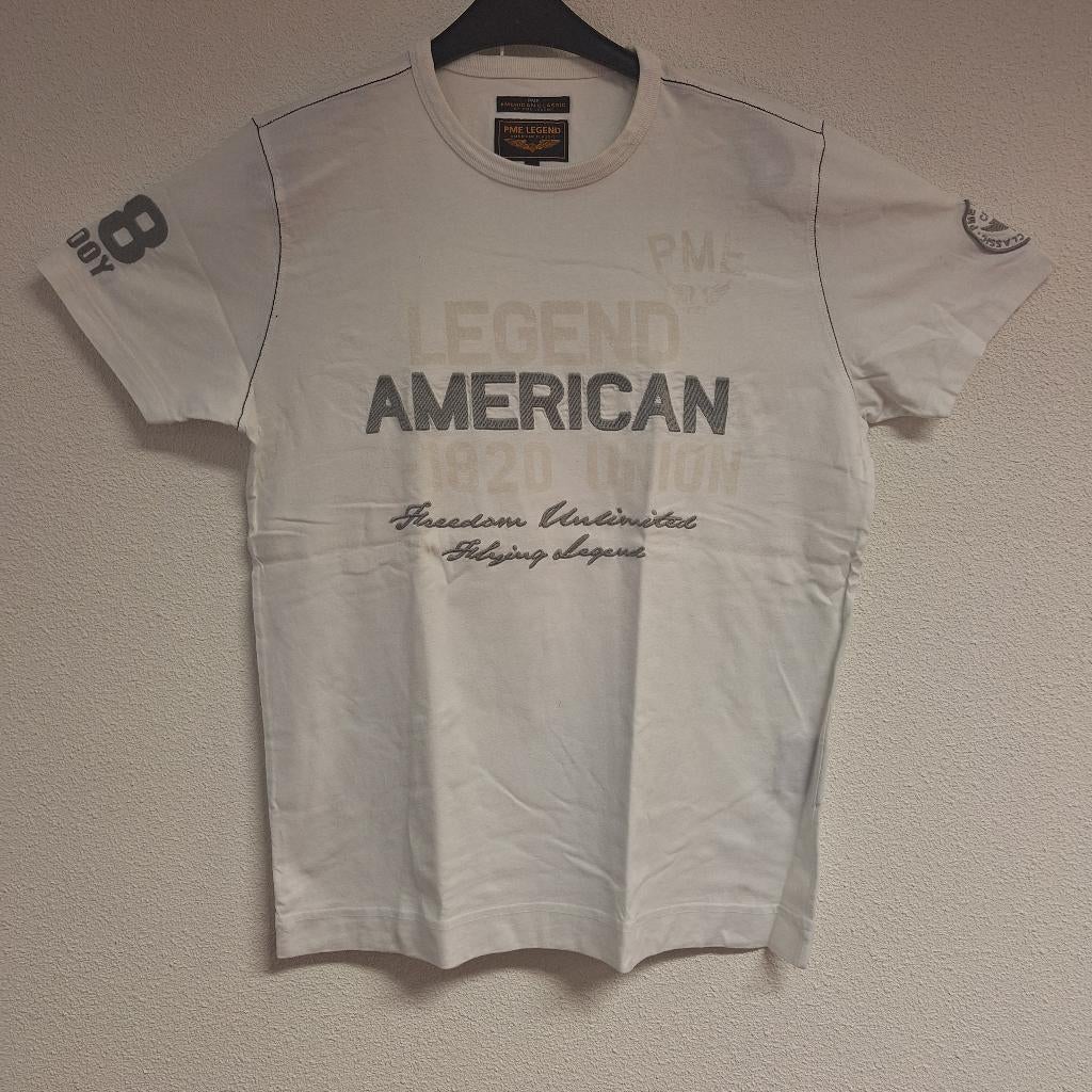 PME Legend heren shirt, T-shirt, km, wit, L, Maat 52/54 (L), Wit, Ophalen of Verzenden, Zo goed als nieuw