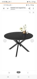 Tafel met gebruikssporen - kan nog een ronde mee, Huis en Inrichting, Tafels | Eettafels, Ophalen of Verzenden, Gebruikt, Rond