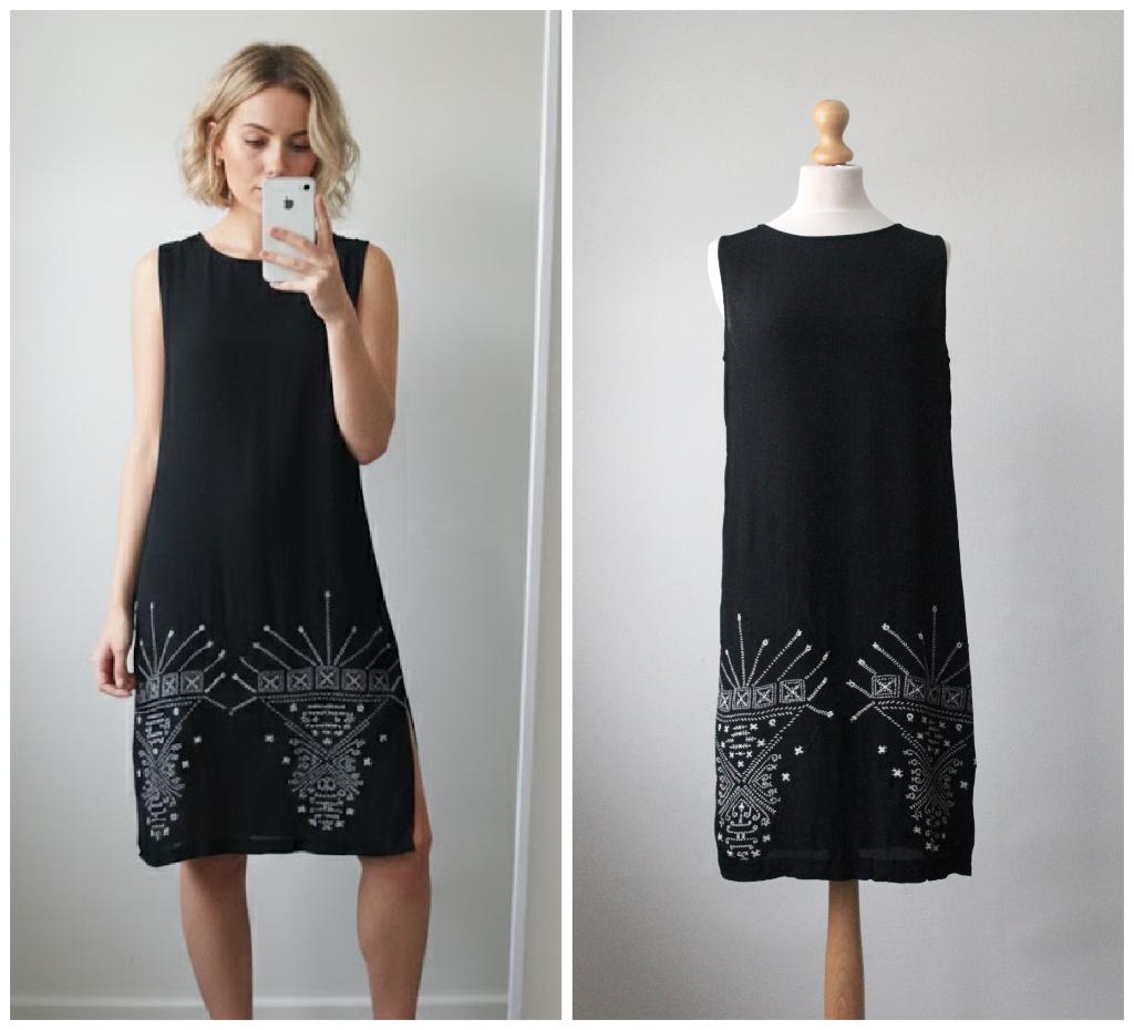 The Masai - leuke jurk / tuniek met split / zwart / maat M, Kleding | Dames, Jurken, Zo goed als nieuw, Maat 38/40 (M), Zwart