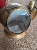 Antieke messing scheepslantaarn, Ophalen of Verzenden