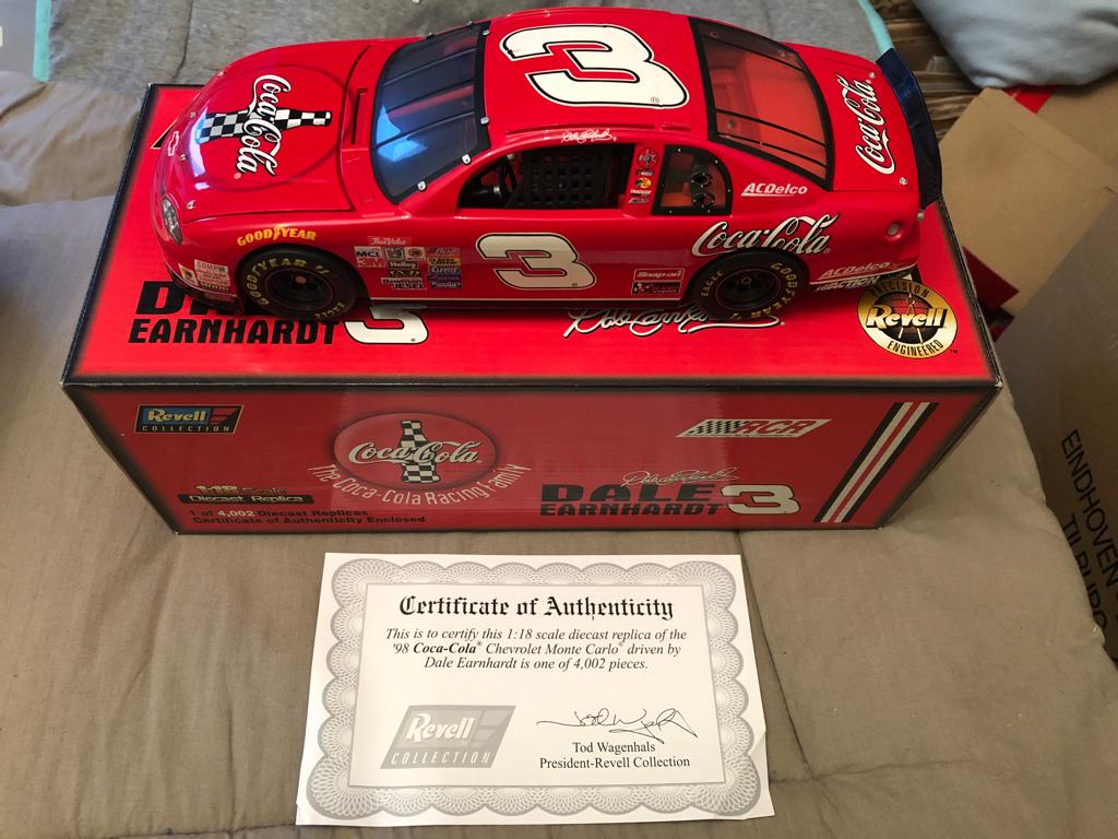 1:18#3 Revell Dale Earnhardt Coca-Cola Chevrolet Monte Carlo, Ophalen of Verzenden, Nieuw, Auto, Revell