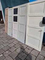 paneeldeuren 4 vaks (oud) 6 stuks zie maten-omschr.-foto.s, Ophalen, Gebruikt, Minder dan 80 cm, Binnendeur