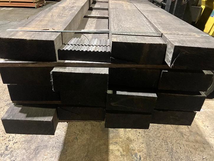 Hardhout-Cumaru–balken-liggers-randbalk-staanders-100x250mm, Tuin en Terras, Palen, Balken en Planken, Nieuw, Balken, 250 cm of meer