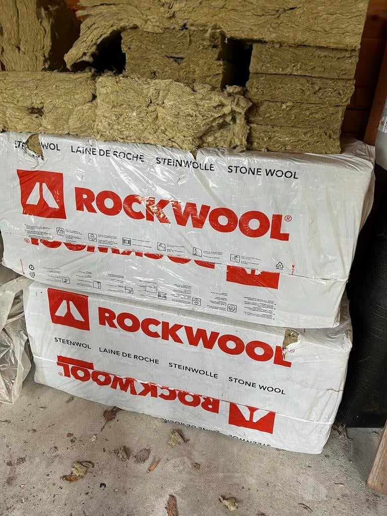 Rockwool isolatieplaten 120x60 cm, 7 cm dik + extra, Doe-het-zelf en Verbouw, Isolatie en Afdichting, Ophalen, Dakisolatie, 4 tot 8 cm