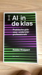 AI in de klas, praktische gids voor onderwijsprofessionals, Ophalen of Verzenden, Zo goed als nieuw