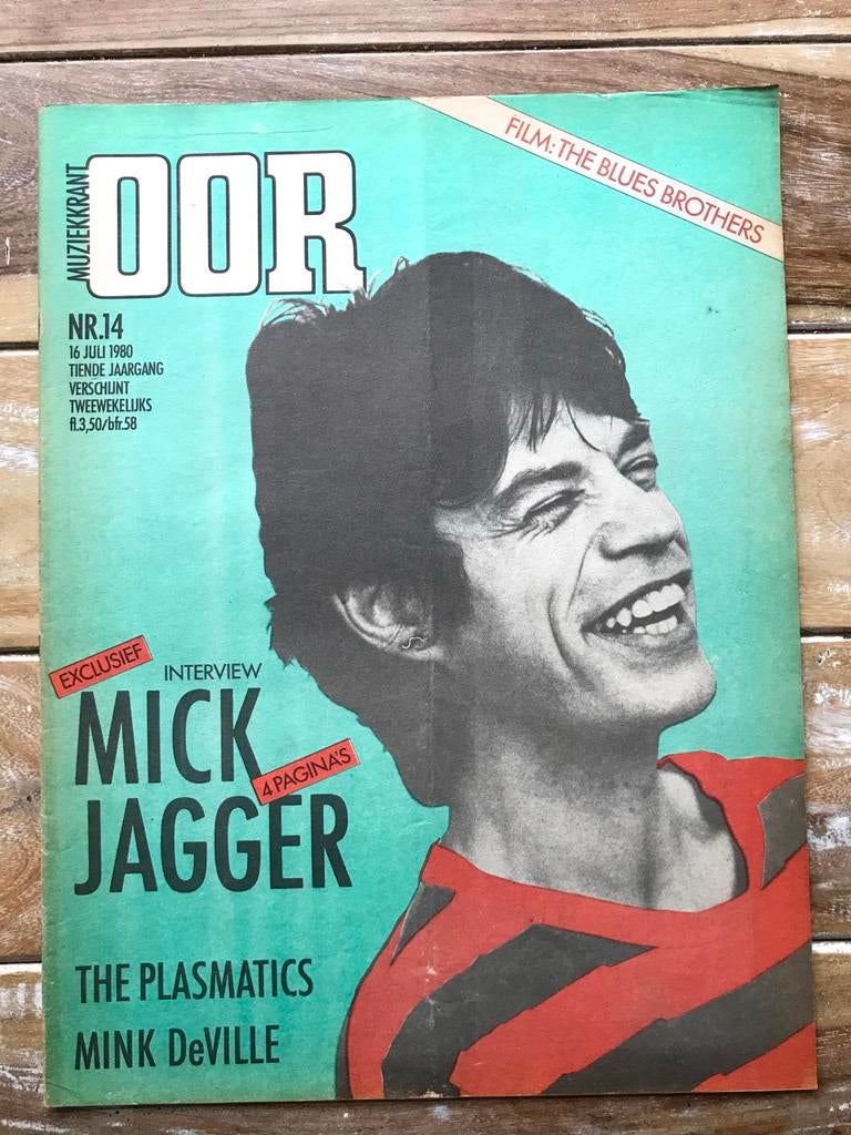 Muziekkrant OOR 1980 SAXON Plasmatics MICK JAGGER Bob Marley, Ophalen of Verzenden, Zo goed als nieuw, Muziek, Film of Tv