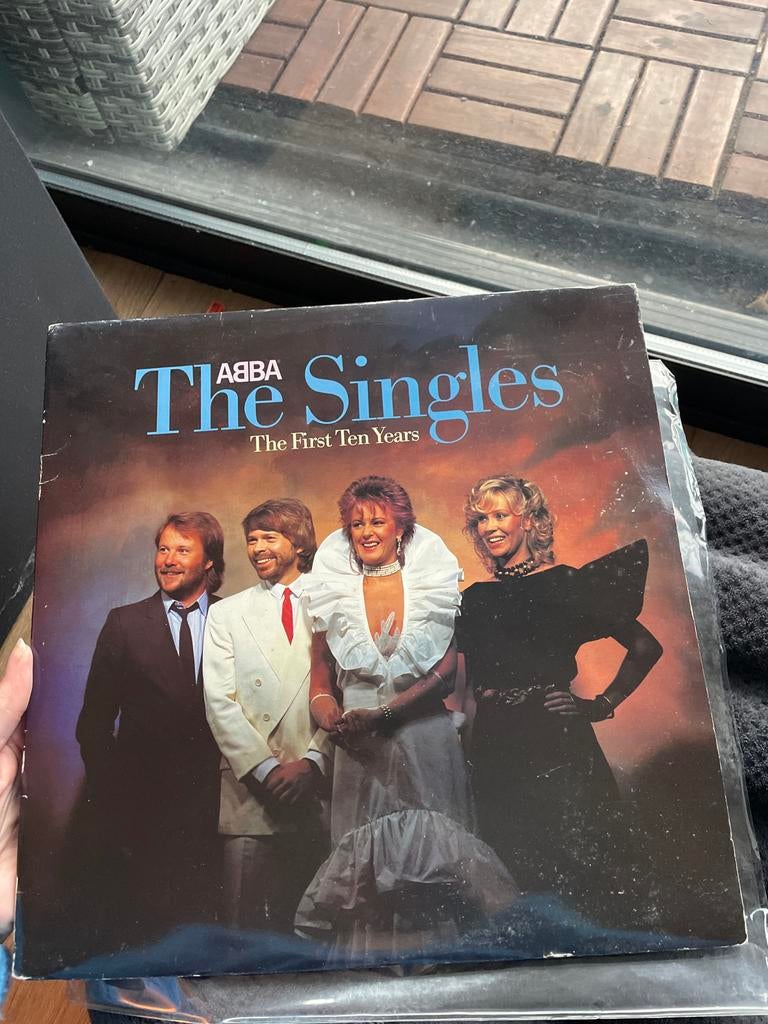 ABBA The Singles The First Ten Years 2 LP's, Ophalen of Verzenden, Gebruikt, 12 inch