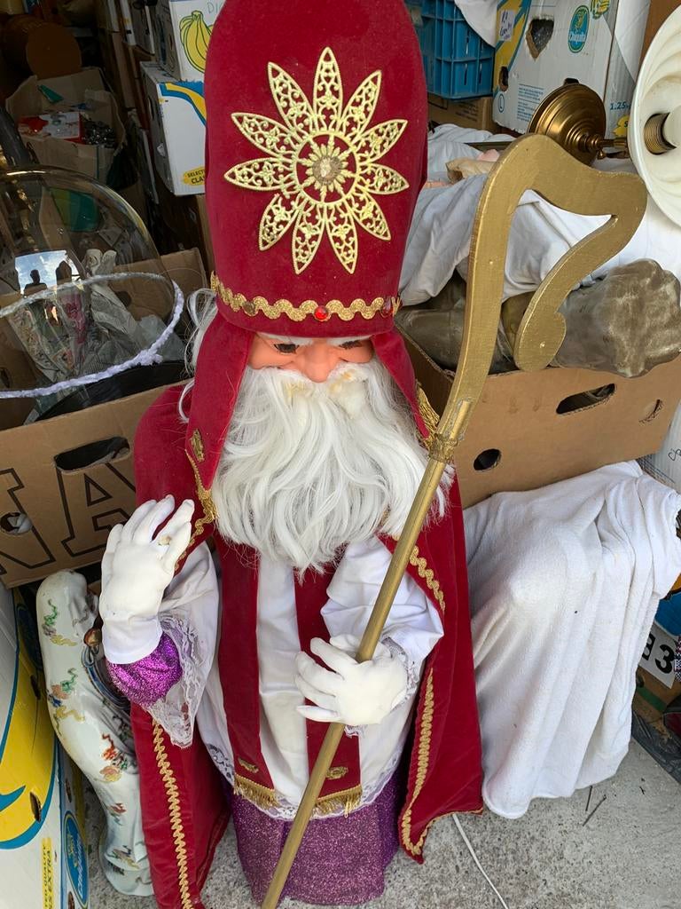 Mechanische etalage sinterklaas, Diversen, Sinterklaas, T, Ophalen of Verzenden, Zo goed als nieuw, N