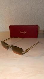 Cartier Zonnebril Goud Panter Diamond Cut, Overige merken, Zonnebril, Overige kleuren, Ophalen of Verzenden