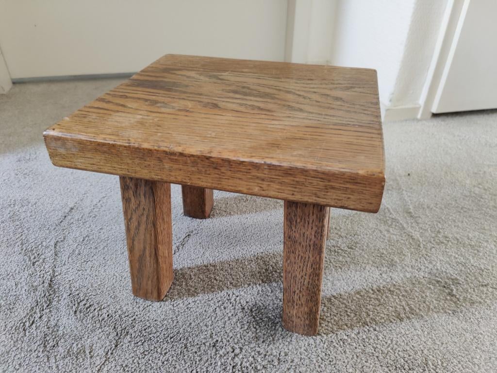 Kleine bijzettafel, klassiek eiken, Ophalen, Gebruikt, Hout